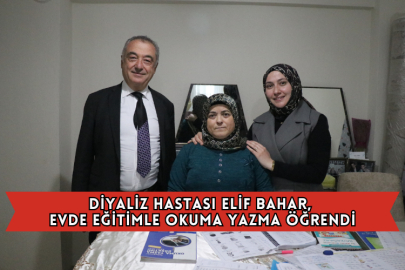 Diyaliz Hastası Elif Bahar, Evde Eğitimle Okuma Yazma Öğrendi