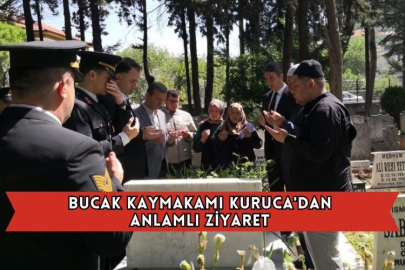 Bucak Kaymakamı Kuruca'dan Anlamlı Ziyaret