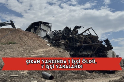 Çıkan Yangında 1 İşçi Öldü, 7 İşçi Yaralandı