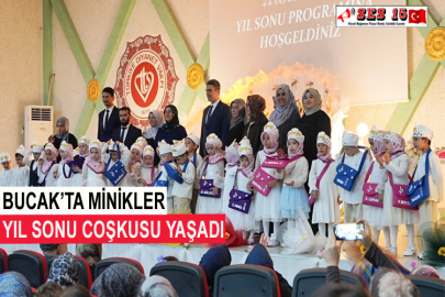 Bucak’ta Minikler Yıl Sonu Coşkusu Yaşadı