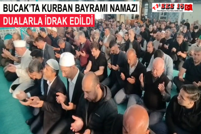 Bucak’ta Kurban Bayramı Namazı Dualarla İdrak Edildi