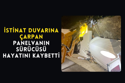 İstinat Duvarına Çarpan Panelvanın Sürücüsü Hayatını Kaybetti