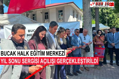 Bucak Halk Eğitim Merkezi Yıl Sonu Sergisi Açılışı Gerçekleştirildi
