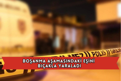 Boşanma Aşamasındaki Eşini Bıçakla Yaraladı