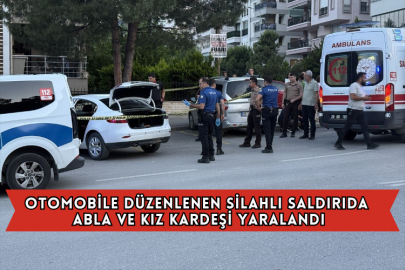 Otomobile Düzenlenen Silahlı Saldırıda Abla ve Kız Kardeşi Yaralandı