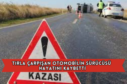 Tırla Çarpışan Otomobilin Sürücüsü Hayatını Kaybetti
