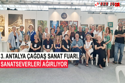 3. Antalya Çağdaş Sanat Fuarı, Sanatseverleri Ağırlıyor