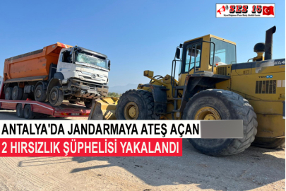 Antalya'da Jandarmaya Ateş Açan 2 Hırsızlık Şüphelisi Yakalandı