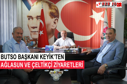 BUTSO Başkanı Keyik’ten Ağlasun Ve Çeltikçi Ziyaretleri