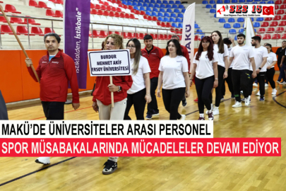 MAKÜ’de Üniversitelerarası Personel Spor Müsabakalarında Mücadeleler Devam Ediyor
