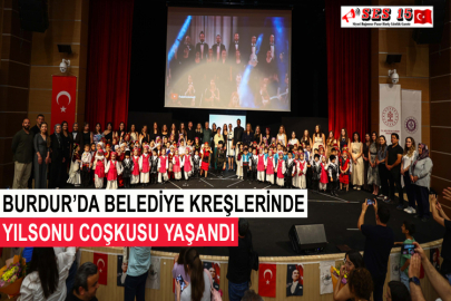 Burdur’da Belediye Kreşlerinde Yılsonu Coşkusu Yaşandı