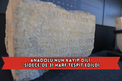 Anadolu'nun Kayıp Dili "Sidece"de 31 Harf Tespit Edildi