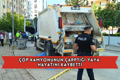 Çöp Kamyonunun Çarptığı Yaya Hayatını Kaybetti