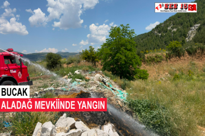 Bucak Aladağ Mevkiinde Yangın
