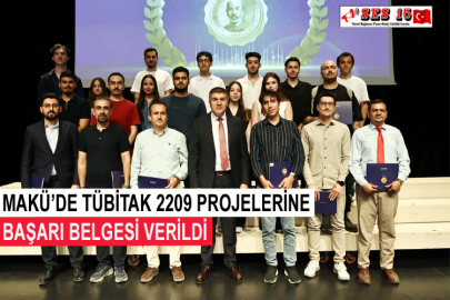 MAKÜ’de TÜBİTAK 2209 Projelerine Başarı Belgesi Verildi