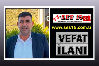 Bucak vefat Adem SAĞGÜN (45)
