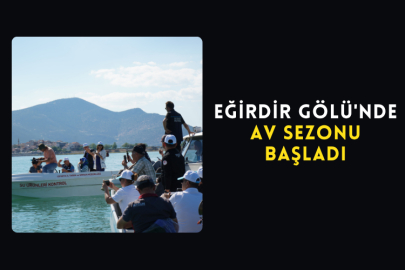 Eğirdir Gölü'nde Av Sezonu Başladı