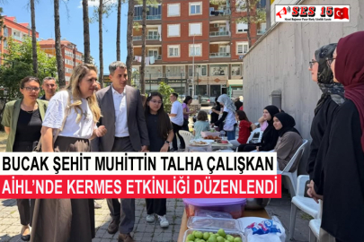 Bucak Şehit Muhittin Talha Çalışkan AİHL’nde Kermes Etkinliği Düzenlendi