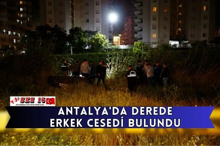 Antalya'da Derede Erkek Cesedi Bulundu