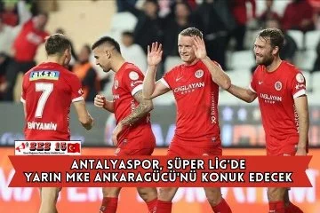 Antalyaspor, Süper Lig'de Yarın MKE Ankaragücü'nü Konuk Edecek
