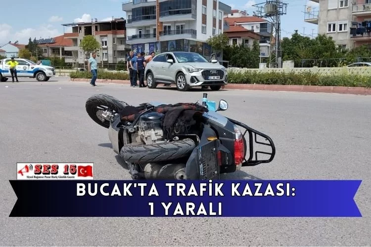 Bucak'ta Trafik Kazası: 1 Yaralı