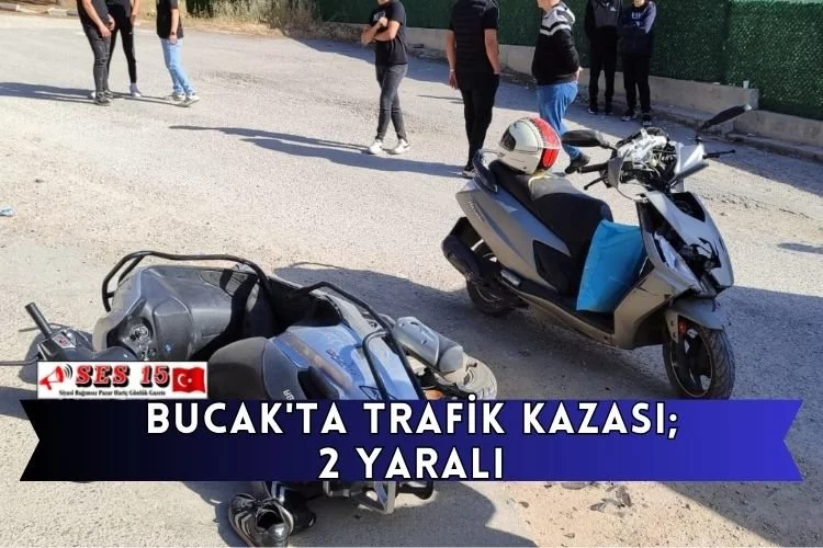 Bucak'ta Trafik Kazası; 2 Yaralı
