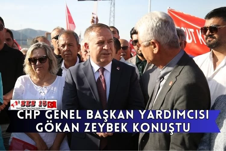 CHP Genel Başkan Yardımcısı Gökan Zeybek konuştu