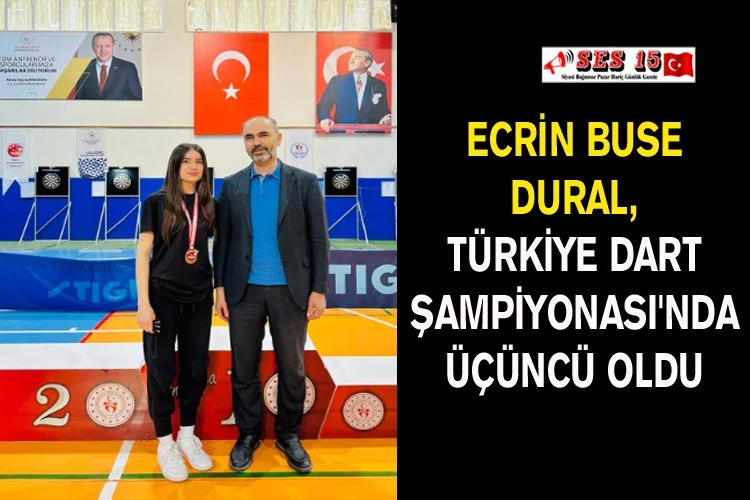 Ecrin Buse Dural, Türkiye Dart Şampiyonası'nda Üçüncü Oldu