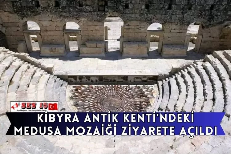Kibyra Antik Kenti'ndeki Medusa Mozaiği Ziyarete Açıldı