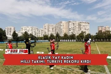 Klasik Yay Kadın Milli Takımı, Türkiye Rekoru Kırdı
