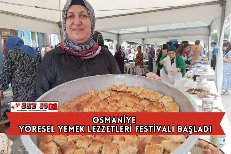 Osmaniye Yöresel Yemek Lezzetleri Festivali Başladı